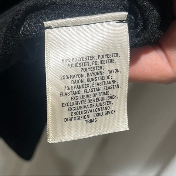 Anthropologie Xsmall Black Ribbed Long Sleeve Sweater - Picture 6 of 7